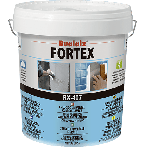 rx-407-rualaix-fortex0 RUALAIX RX-407 FORTEX Intonaco riparatore fibrato - immagine 1