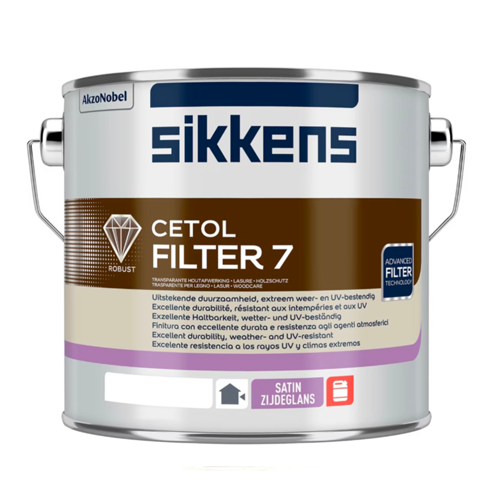 CETOL FILTER 7 SIKKENS Finitura trasparente satinata per legno - immagine 1