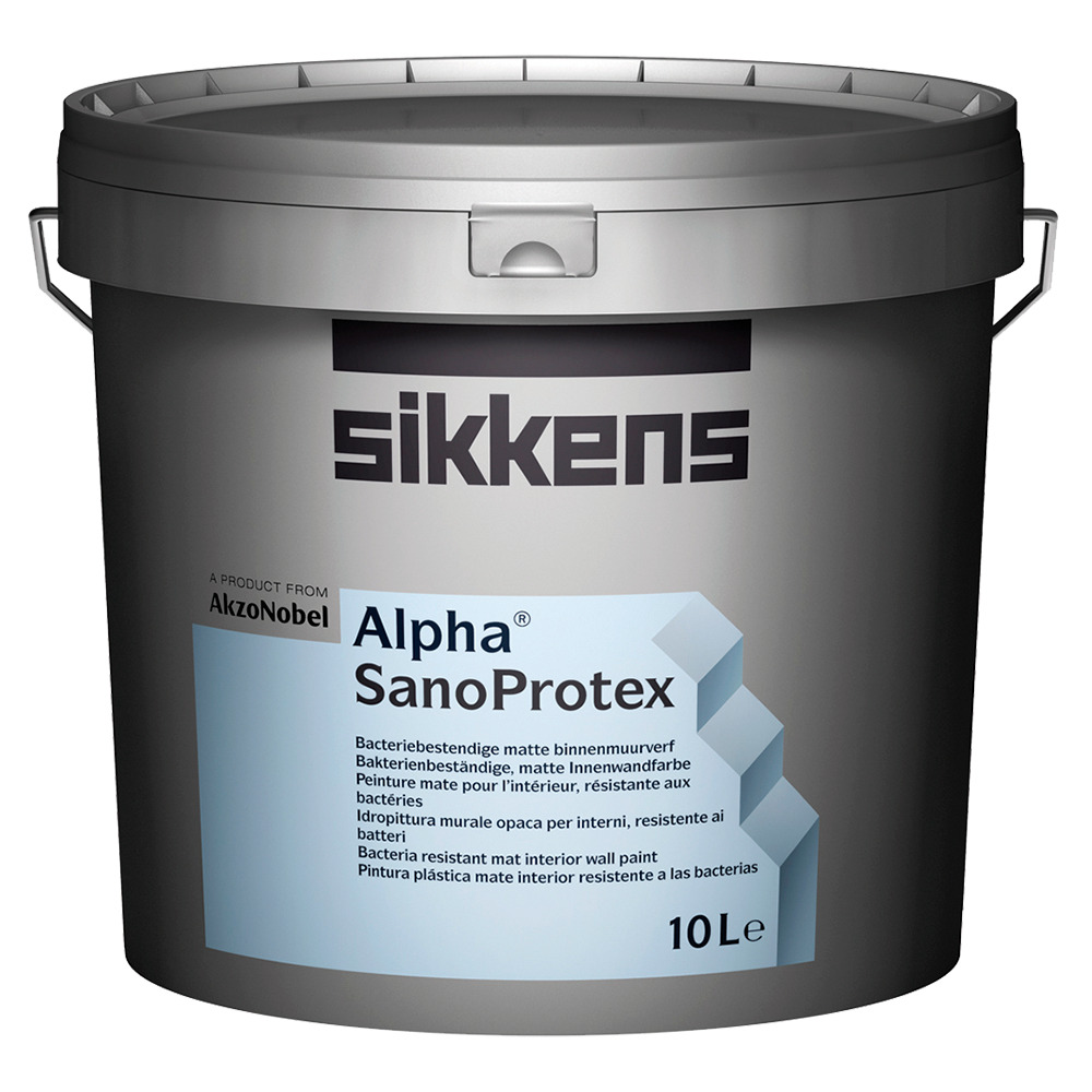 sikkens-alpha-sanoprotex-bianco-idropittura-lavabile-per-interni Sikkens Alpha Sanoprotex idropittura lavabile per interni - immagine 1