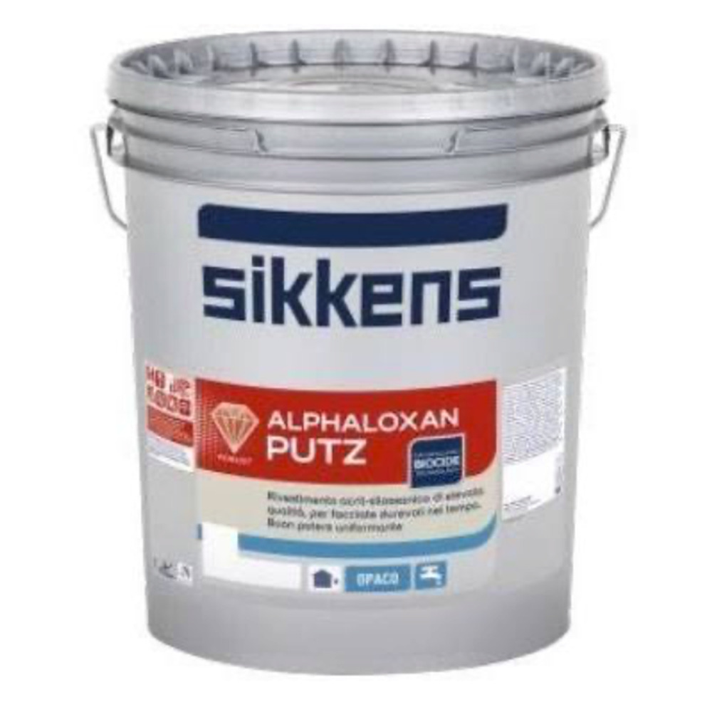 sikkens-alphaloxan-putz-bianco-1-0-mm-rivestimento-silossanico-fibrorinforzato Sikkens Alphaloxan Putz 1,0 - 1,2 - 1,5 mm rivestimento silossanico fibrorinforzato - immagine 1