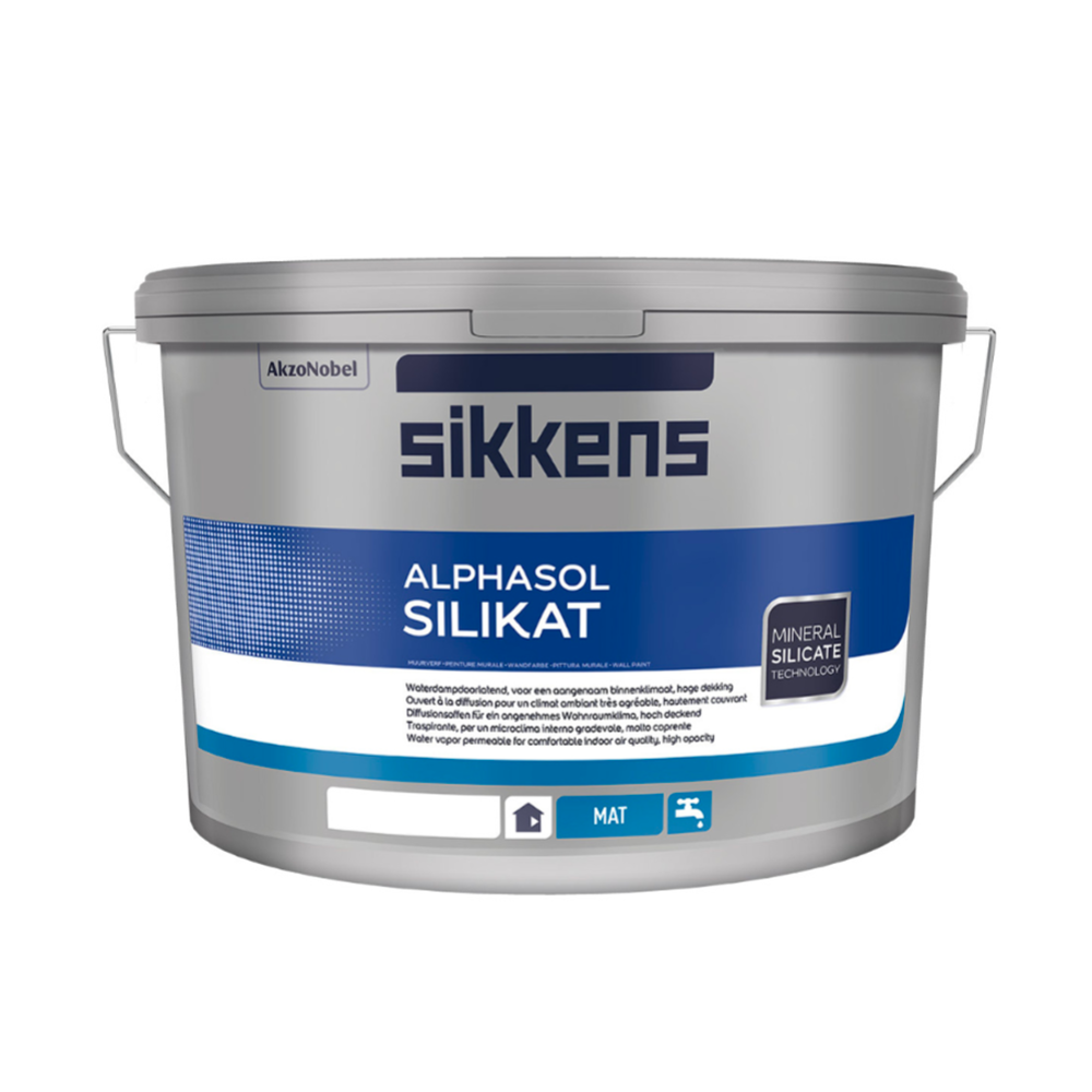 sikkens-alphasol-silikat-pittura-minerale-opaca-per-interni Sikkens Alphasol Silikat Pittura minerale opaca per interni - immagine 1